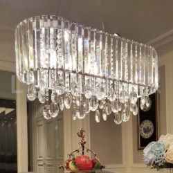 Affordable Luxury Rectangular Crystal Chandelier