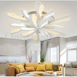 Newest 9 Lights Affordable Modern Flush Mount Ceiling Lights