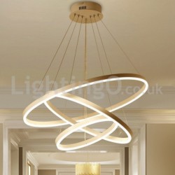 Modern Three Circle Pendant Lights Remote Control