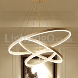 Modern Three Circle Pendant Lights Remote Control