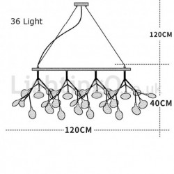 Post-modern Fireflies Chandelier