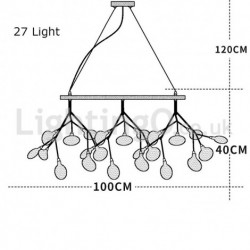 Post-modern Fireflies Chandelier