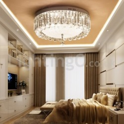 Modern Round Crystal Flush Mount Ceiling Lights