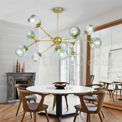 Nordic Postmodern Molecular Magic Bean Chandelier