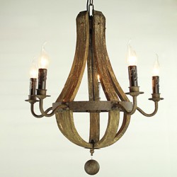 Chandelier/5 lights/Vintage/Retro/Country Living/Dining/Kitchen/Study/Office/Entry/Hallway/Metal