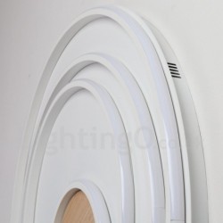 Dimmable White Rings Wood Ceiling Light LED Ultrathin Ceiling Lamp Also Can Be Used As Wall Light