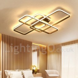 LED Modern Contemporary Alumilium Painting Ceiling Light Flush Mount Wall Light with Remoter Dimmer - Also Can Be Used As Wall Light