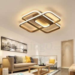 LED Modern Contemporary Alumilium Painting Ceiling Light Flush Mount Wall Light with Remoter Dimmer - Also Can Be Used As Wall Light