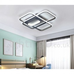 LED Modern Contemporary Alumilium Painting Ceiling Light Flush Mount Wall Light with Remoter Dimmer - Also Can Be Used As Wall Light