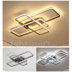 LED Modern Contemporary Alumilium Painting Ceiling Light Flush Mount Wall Light with Remoter Dimmer - Also Can Be Used As Wall Light