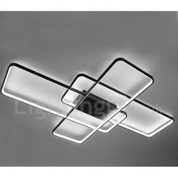 LED Modern Contemporary Alumilium Painting Ceiling Light Flush Mount Wall Light with Remoter Dimmer - Also Can Be Used As Wall Light