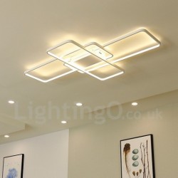 LED Modern Contemporary Alumilium Painting Ceiling Light Flush Mount Wall Light with Remoter Dimmer - Also Can Be Used As Wall Light