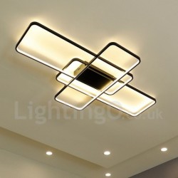 LED Modern Contemporary Alumilium Painting Ceiling Light Flush Mount Wall Light with Remoter Dimmer - Also Can Be Used As Wall Light