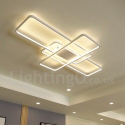 LED Modern Contemporary Alumilium Painting Ceiling Light Flush Mount Wall Light with Remoter Dimmer - Also Can Be Used As Wall Light