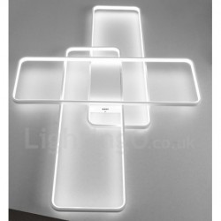 LED Modern Contemporary Alumilium Painting Ceiling Light Flush Mount Wall Light with Remoter Dimmer - Also Can Be Used As Wall Light