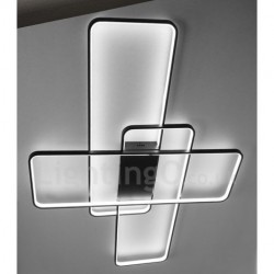 LED Modern Contemporary Alumilium Painting Ceiling Light Flush Mount Wall Light with Remoter Dimmer - Also Can Be Used As Wall Light