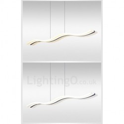 Dimmable Linear Modern LED Pendant Light with Remote Control