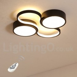 Dimmable LED Modern Contemporary Alumilium Ceiling Light Flush Mount Lamp - Also Can Be Used As Wall Light