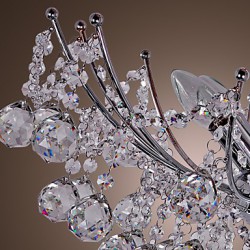 Luxuriant Crystal Chandelier with 6 Lights