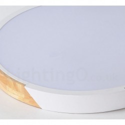 Dimmable Macaron Multi Colours Wood Ultra-thin Ceiling Light with Acrylic Shade LED Ceiling Lamp Nordic Style