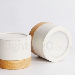 5W Wood Modern LED Mini Ceiling Light with Acrylic Shade for Aisle, Entrance - Also Can be Used as Wall Light
