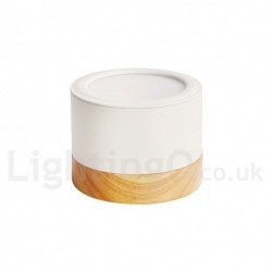 5W Wood Modern LED Mini Ceiling Light with Acrylic Shade for Aisle, Entrance - Also Can be Used as Wall Light