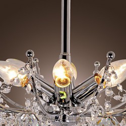 Luxuriant Crystal Chandelier with 6 Lights