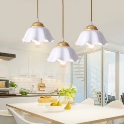 Pure Brass Rustic / Lodge Nordic Style Pendant Light with Ceramics Shade