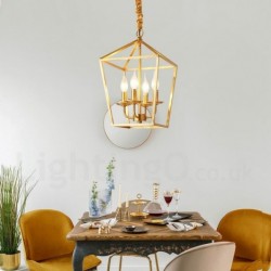 Pure Brass Rustic / Lodge Nordic Style Pendant Light