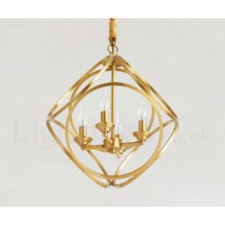 Pure Brass Rustic / Lodge Nordic Style Pendant Light