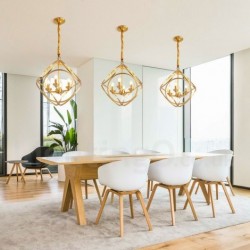 Pure Brass Rustic / Lodge Nordic Style Pendant Light