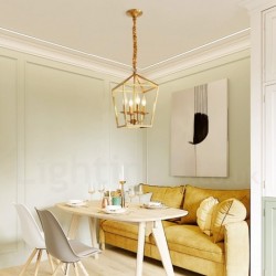 Pure Brass Rustic / Lodge Nordic Style Pendant Light