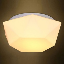 E27 220V 30*20CM 5-15銕reative White Diamond Glass Dome Light Absorb Led
