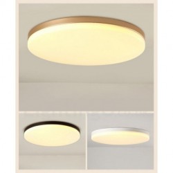 Ultra-Thin Round Dimmable LED Modern Contemporary Nordic Style Flush Mount Ceiling Lights with Acrylic Shade | Also Can Be Used As Wall Light