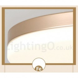 Ultra-Thin Round Dimmable LED Modern Contemporary Nordic Style Flush Mount Ceiling Lights with Acrylic Shade | Also Can Be Used As Wall Light