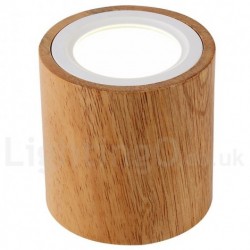 Wood LED Modern Contemporary Nordic Style Flush Mount Ceiling Light with Acrylic Shade