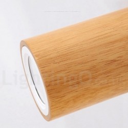 Wood LED Modern Contemporary Nordic Style Flush Mount Ceiling Light with Acrylic Shade