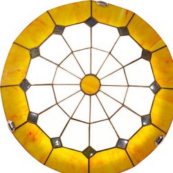 Ceiling Lamp of The Mediterranean, Romantic LED Bedroom Lamp Diameter 50cm