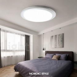 4CM Thick Super Thin Dimmable LED Modern Contemporary Nordic Style Flush Mount Ceiling Lights with Acrylic Shade for with Remote Control - Also Can Be Used As Wall Light