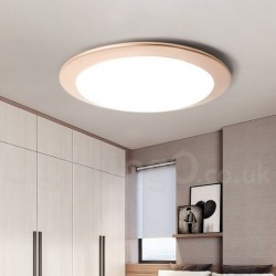 4CM Thick Super Thin Dimmable LED Modern Contemporary Nordic Style Flush Mount Ceiling Lights with Acrylic Shade for with Remote Control - Also Can Be Used As Wall Light