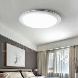 4CM Thick Super Thin Dimmable LED Modern Contemporary Nordic Style Flush Mount Ceiling Lights with Acrylic Shade for with Remote Control - Also Can Be Used As Wall Light