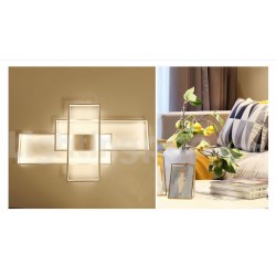 LED Modern Contemporary Alumilium Painting Ceiling Light Flush Mount Wall Light with Remoter Dimmer - Also Can Be Used As Wall Light