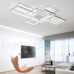 LED Modern Contemporary Alumilium Painting Ceiling Light Flush Mount Wall Light with Remoter Dimmer - Also Can Be Used As Wall Light