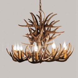 9 Light Rustic Artistic Retro Antler Chandelier