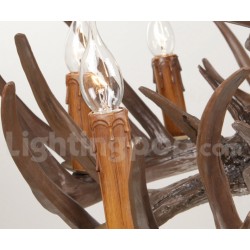 9 Light Rustic Artistic Retro Antler Chandelier