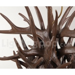 9 Light Rustic Artistic Retro Antler Chandelier