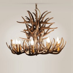 9 Light Rustic Artistic Retro Antler Chandelier