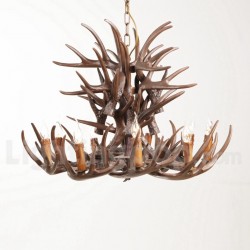 9 Light Rustic Artistic Retro Antler Chandelier