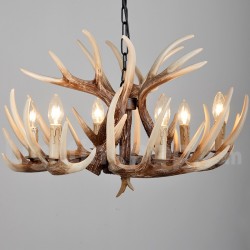 6 Light Rustic Artistic Retro Antler Vintage Chandelier