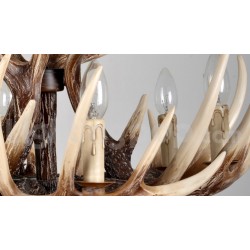 6 Light Rustic Artistic Retro Antler Vintage Chandelier